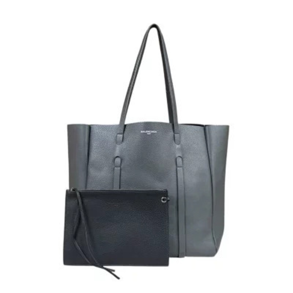 Balenciaga Hardware Tote Bag Leather Gray